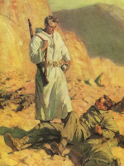 A arte de Tom Lovell True60Apr detail | Arte | Arte, ilustração, tom lovell