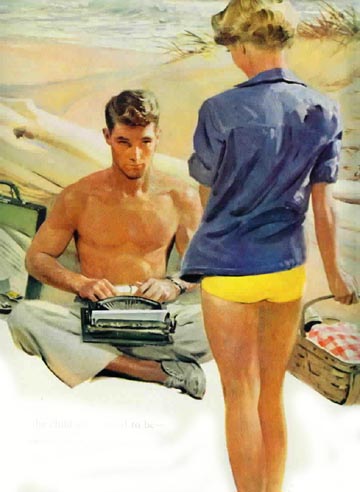 A arte de Tom Lovell Type1950web | Arte | Arte, ilustração, tom lovell