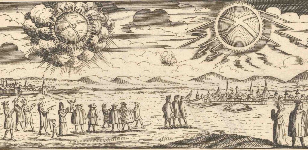 Ufos e avistamentos coletivos ufo 1665 feuerkugel am himmel 1697 xl | Polêmica | aliens, disco voador, estranho, naves, OVNIs, polêmica, ufos