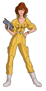 Top 80 das mais lindas vilãs e heroínas dos quadrinhos April ONeil 1987 | Arte | mulheres, personagens, quadrinhos, sexy