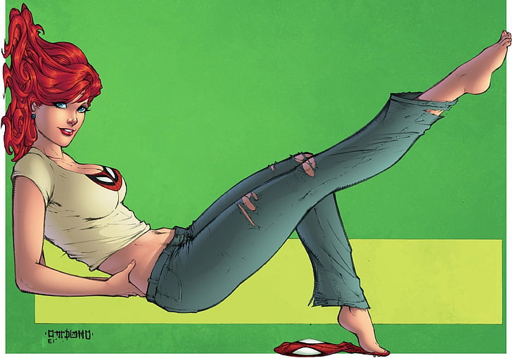 Top 80 das mais lindas vilãs e heroínas dos quadrinhos comics mary jane watson wallpaper preview | Arte | mulheres, personagens, quadrinhos, sexy
