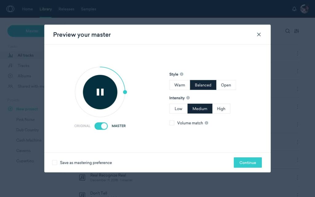 Subindo músicas para os Streamings 2 - Minha experiência na LANDR Mastering Preview EN | Dicas | dicas, LANDR, musica, streamings, trilha sonora