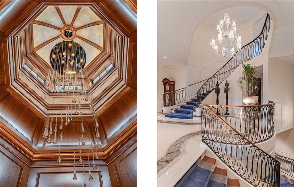 Uma mansão em Ohio Masterpiece Estate in Ohio with Unique Amenities and Impeccable Craftsmanship Listed for 19995000 21 | Arquitetura | arquitetura, casa, imóvel, mansão