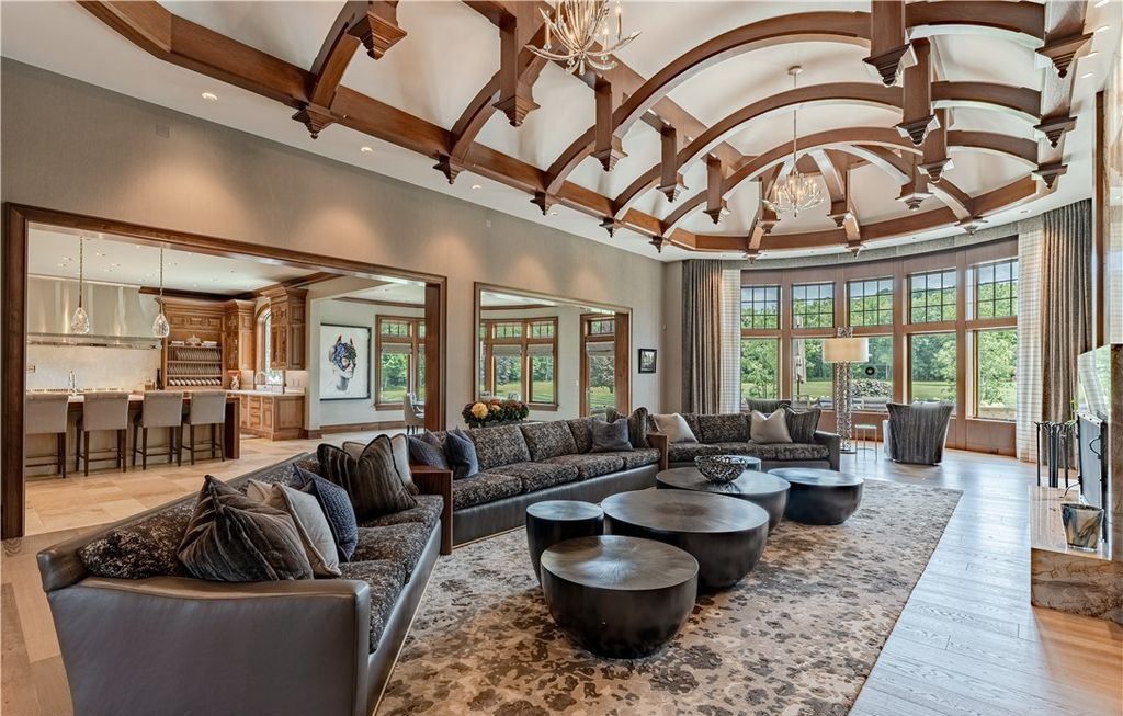 Uma mansão em Ohio Masterpiece Estate in Ohio with Unique Amenities and Impeccable Craftsmanship Listed for 19995000 8 | Arquitetura | arquitetura, casa, imóvel, mansão