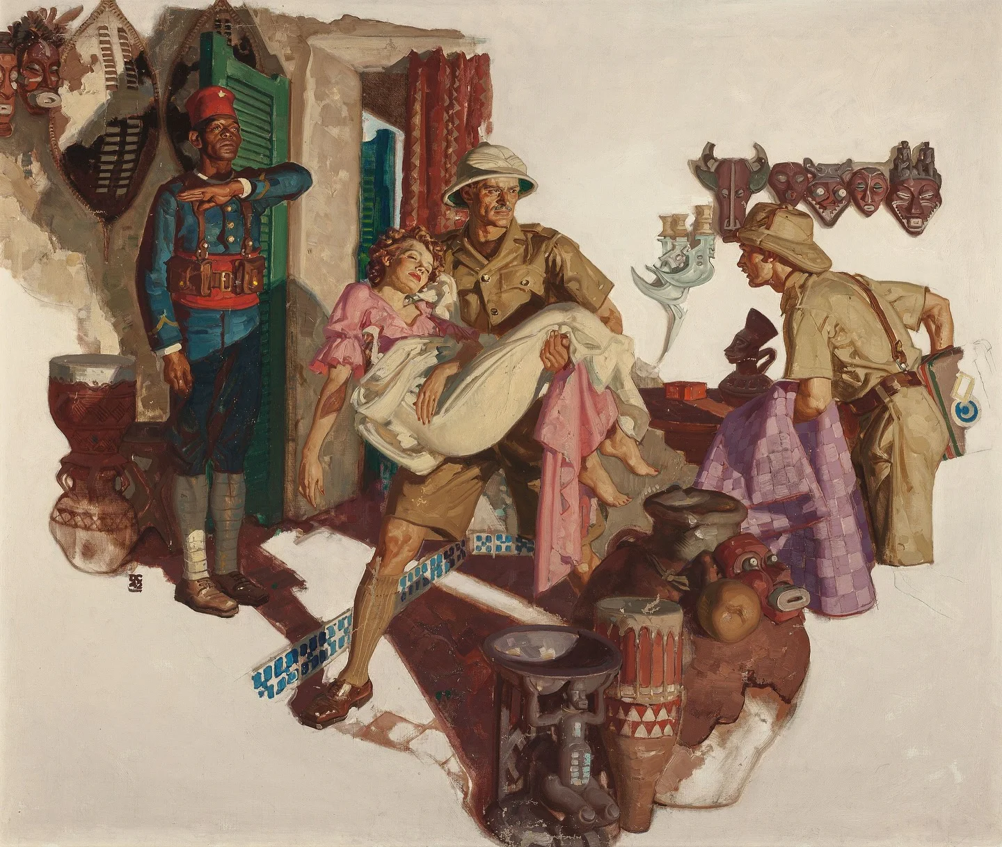 A incrível arte de Dean Cornwell 553125670 18478799374076134 4771229286406691234 n | Arte | Arte, artistas, dean corwell