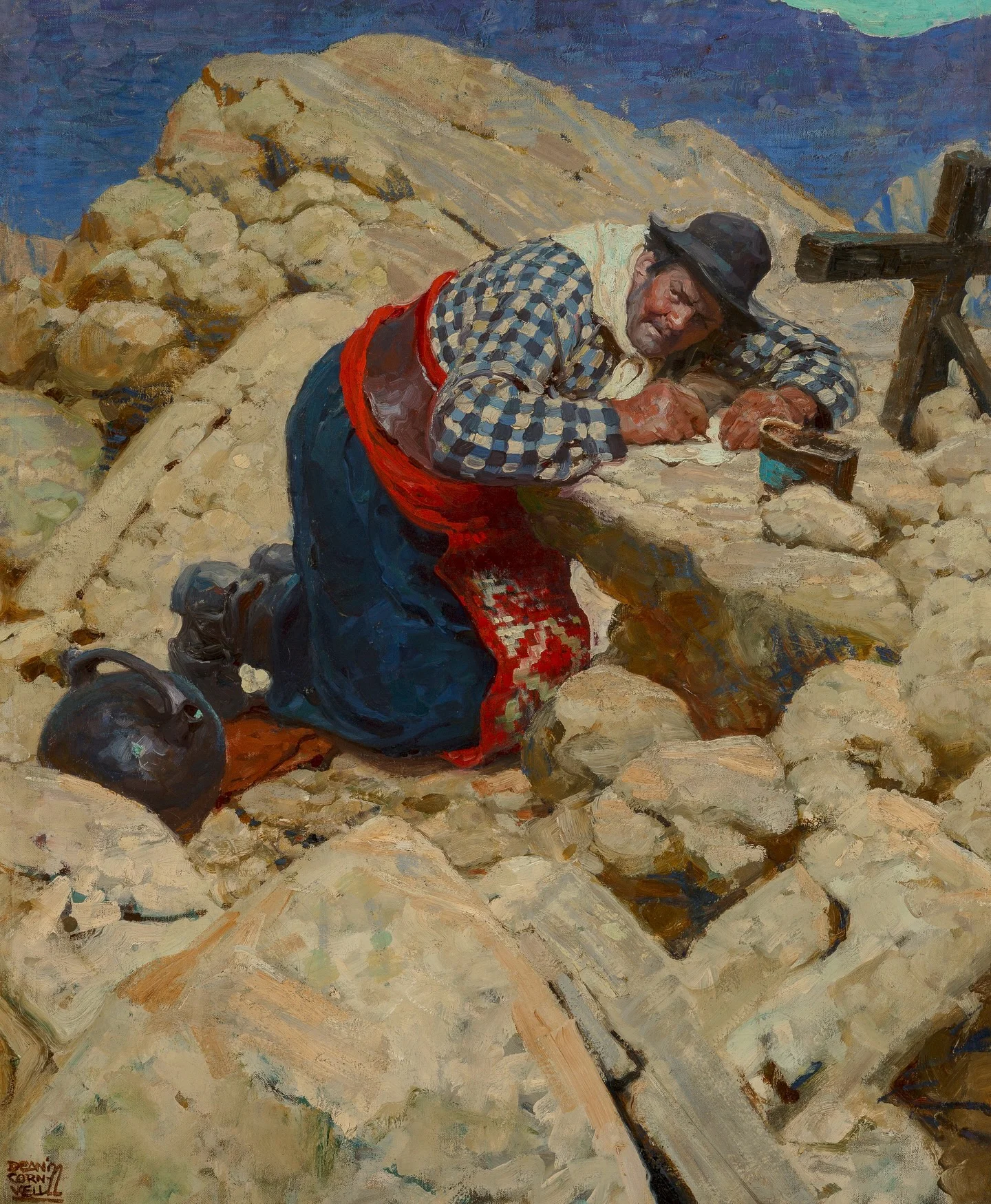 A incrível arte de Dean Cornwell 553257907 18478799431076134 2542105312454371131 n | Arte | Arte, artistas, dean corwell