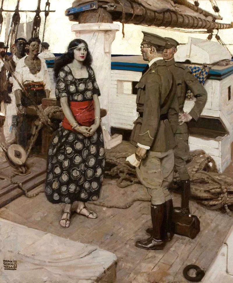 A incrível arte de Dean Cornwell 800 1 cornwell842a | Arte | Arte, artistas, dean corwell