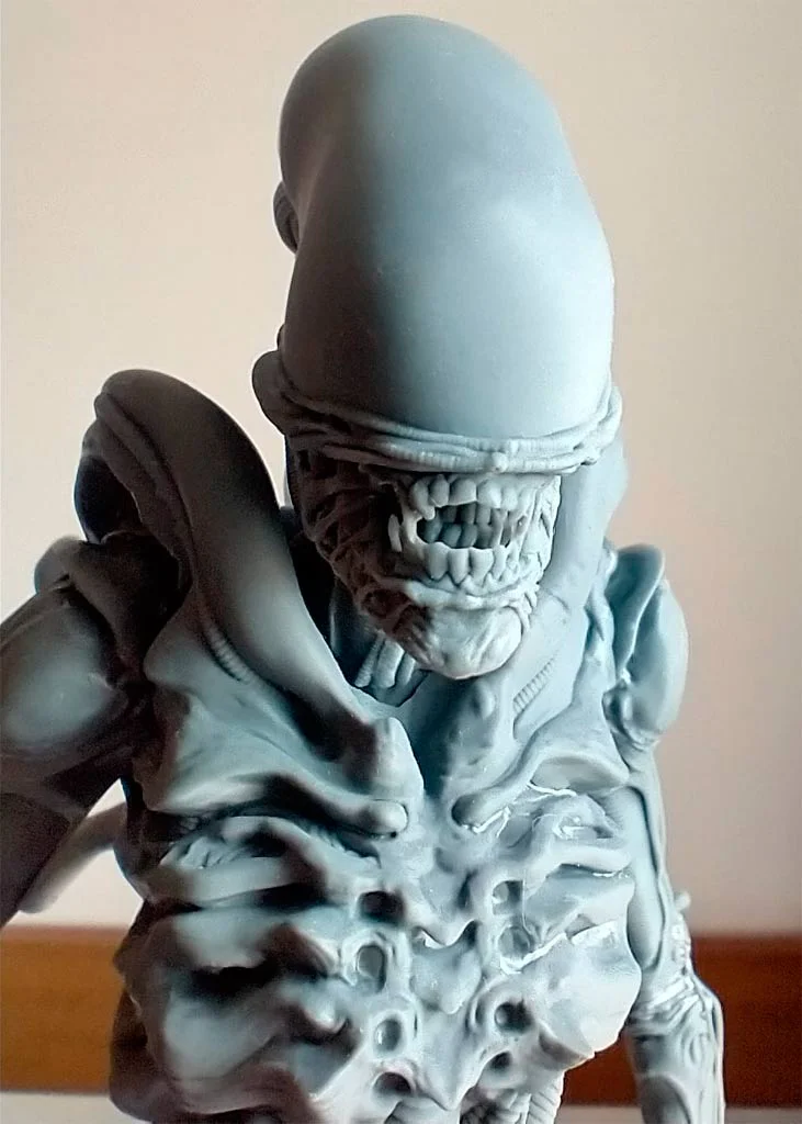Xenomorfo impresso closeboca | Arte | alien, aliens, Arte, boneco, escltura, giger, impressão 3d, xenomorfo