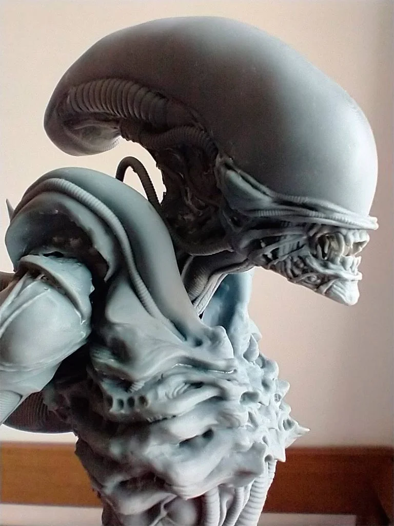 closedetalhe | Arte | alien, aliens, Arte, boneco, escltura, giger, impressão 3d, xenomorfo