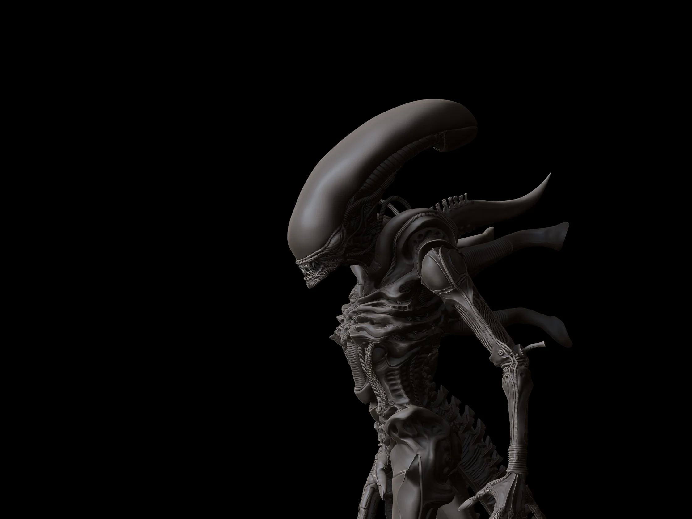 Fazendo o xenomorfo parte 1 | Arte | alien, Arte, escultura, Textos