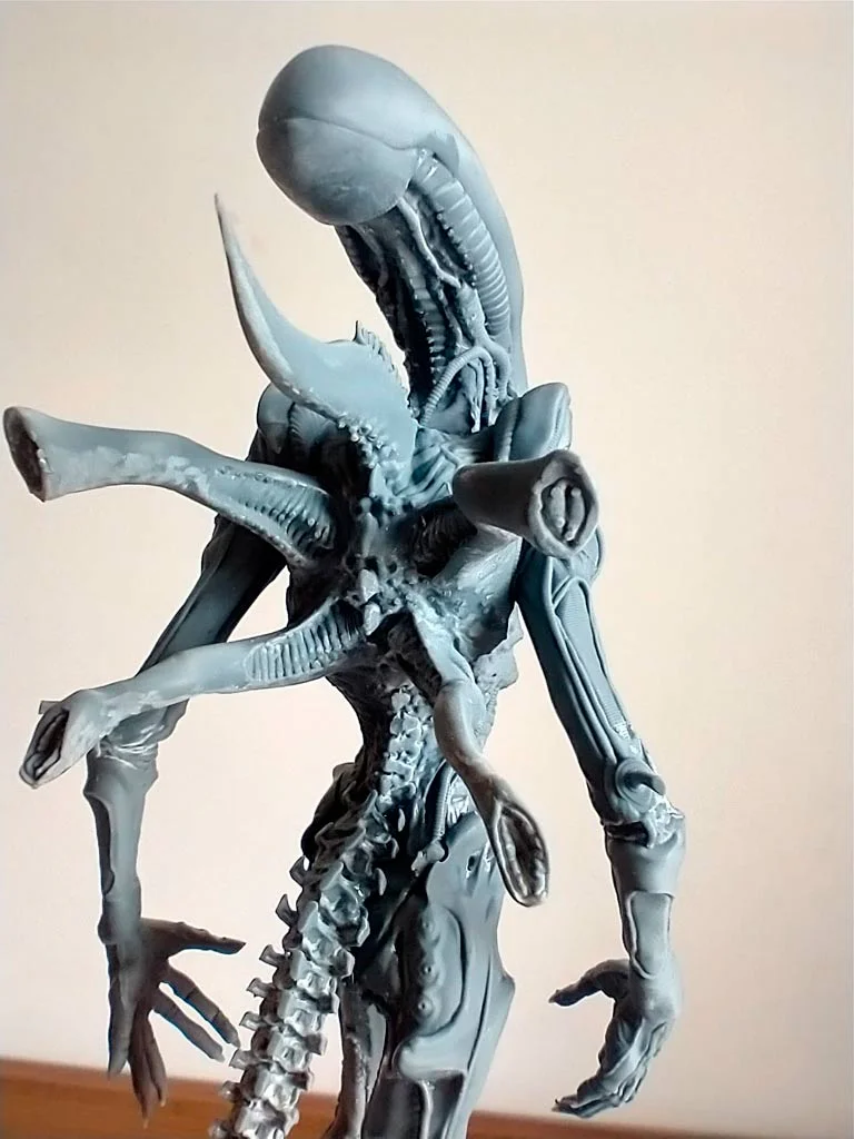 Xenomorfo impresso | Arte | alien, aliens, Arte, boneco, escltura, giger, impressão 3d, xenomorfo