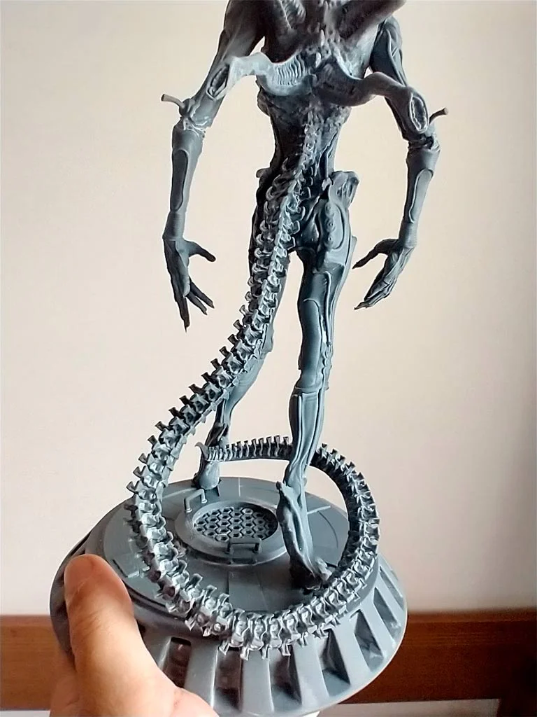 Xenomorfo impresso | Arte | alien, aliens, Arte, boneco, escltura, giger, impressão 3d, xenomorfo
