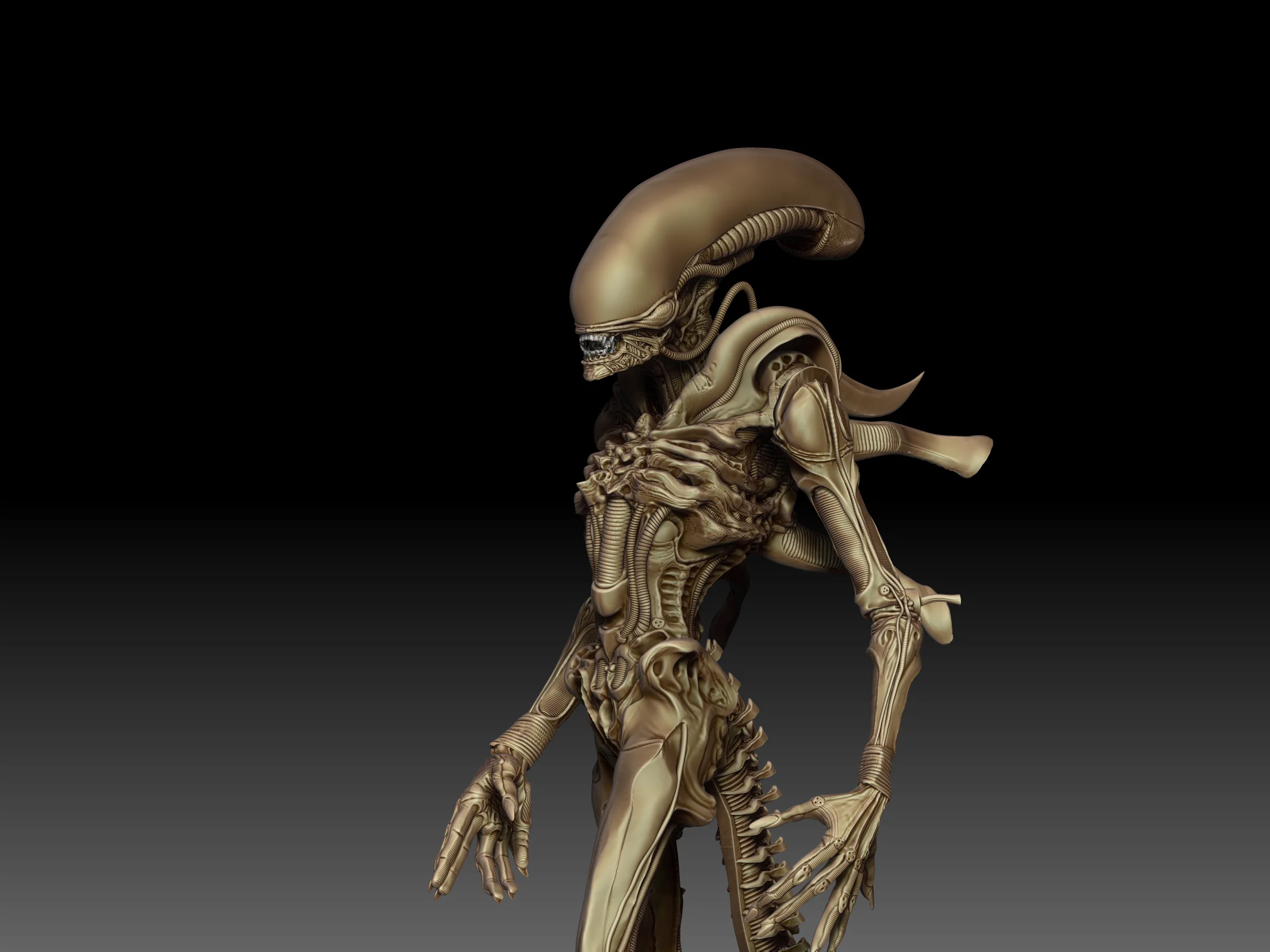 Fazendo o xenomorfo parte 1 | Arte | alien, Arte, escultura, Textos