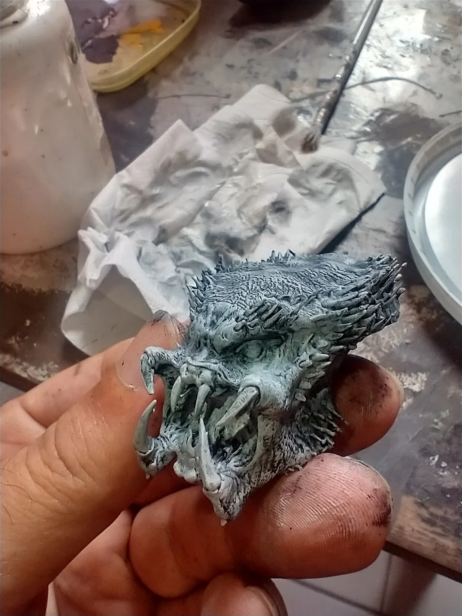 Um predador pra chamar de meu - Parte 2 IMG 20251028 095139681 HDR | Arte | Arte, bonecos, escultura, miniaturas, predador