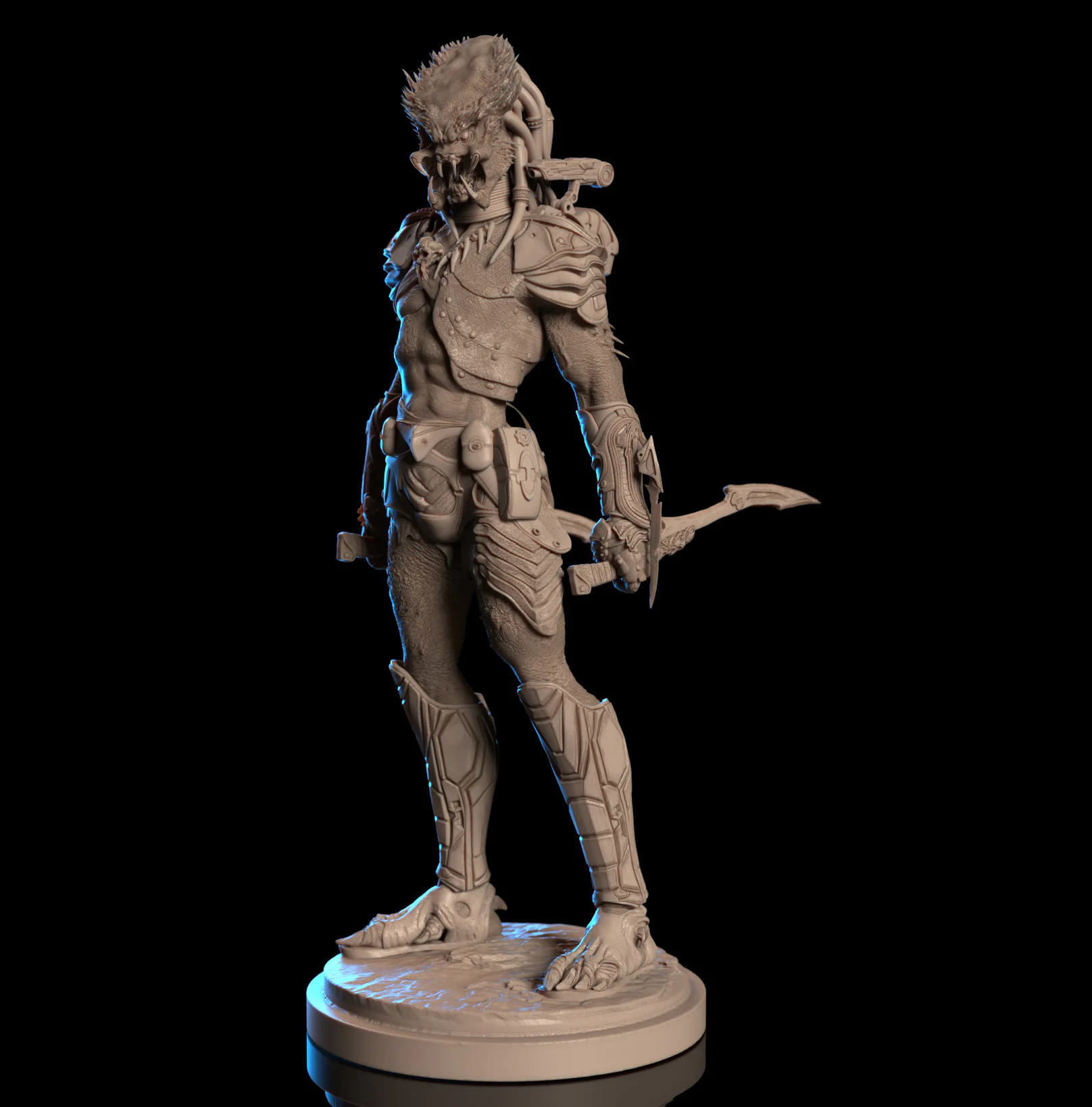 Um predador pra chamar de meu - parte 1 O predador .463 | Arte | Arte, escultura, esculturam, impressão 3d, monstro, predador