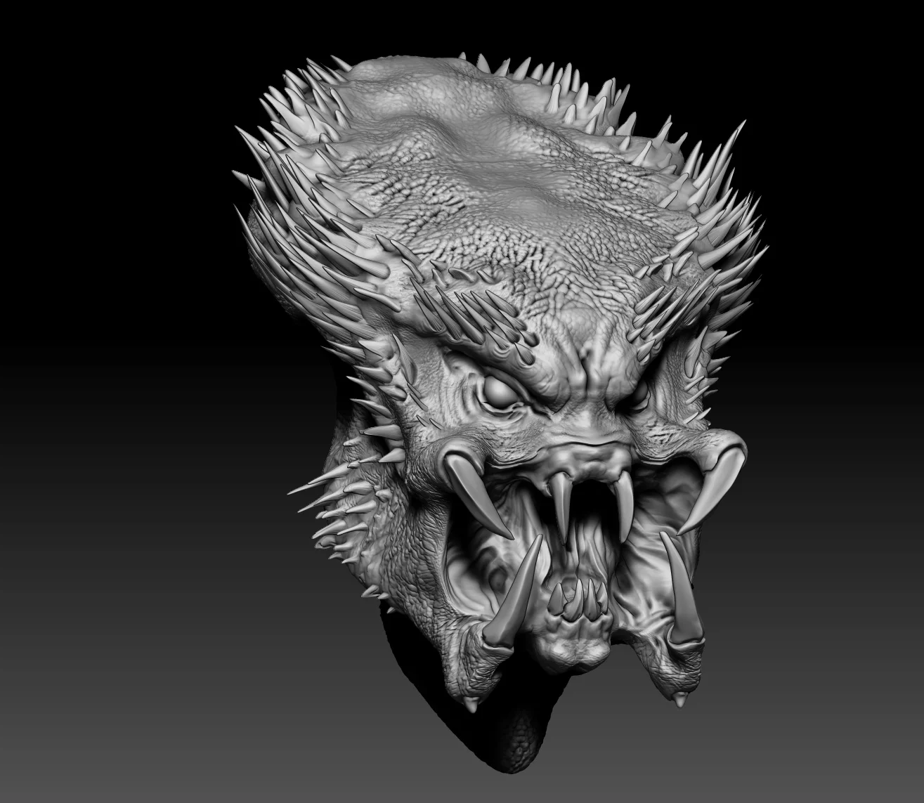 predadorstadinghead | Arte | Arte, escultura, esculturam, impressão 3d, monstro, predador