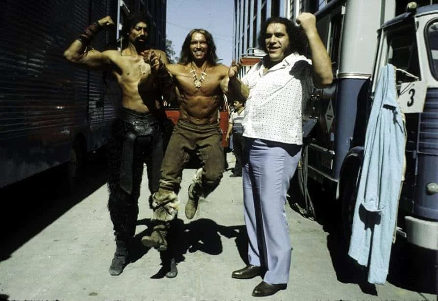 André o gigante: Com Arnold e Wilt André o gigante: Com Arnold e Wilt